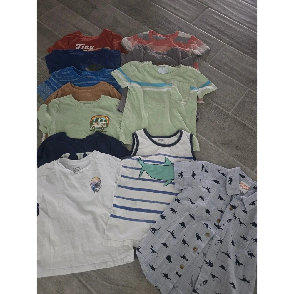 Boys 4/4T Clothing Lot 20+ Pieces Shorts Pajamas Shirts Bathing Suit